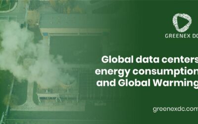 Global Data Center Energy Consumption and Global Warming